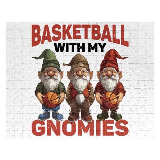 Basketball With My Gnomies 2 Jigsaw Puzzles