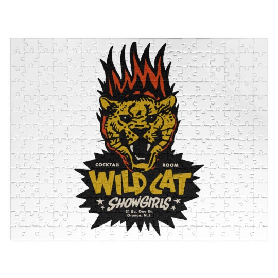 Vintage New Jersey Showgirl Dive Bar Jigsaw Puzzles