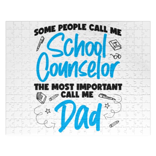 School Counselor Dad Some People Jigsaw Puzzles