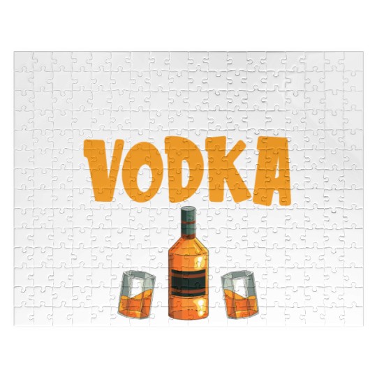 Life Begins After Drinking Vodka Liquor Sommelier Jigsaw Puzzles