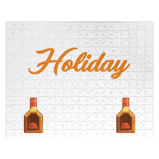 I'm Full Of Holiday It's Called Vodka Liquor Jigsaw Puzzles