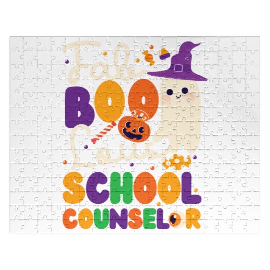 School Counselor Halloween Ghost Jigsaw Puzzles