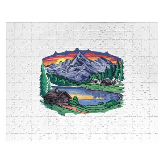 Swiss Alps Switzerland. Jigsaw Puzzles