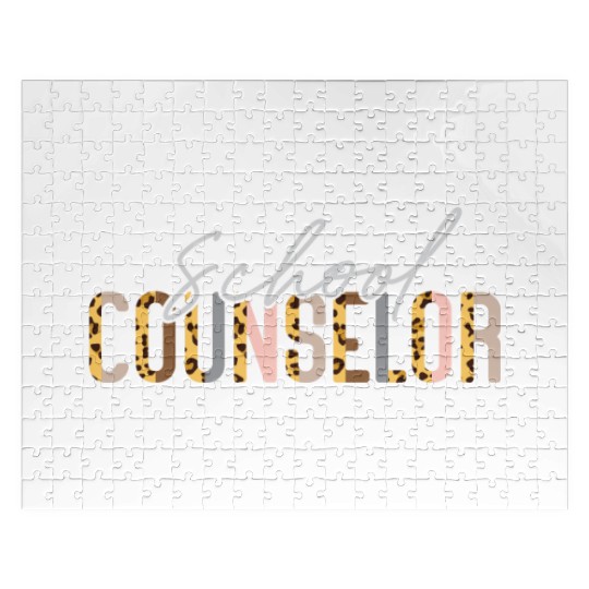 School Counselor Leopard Cheetah Jigsaw Puzzles