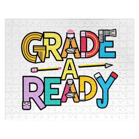 Grade A Ready, Back to school art Jigsaw Puzzles