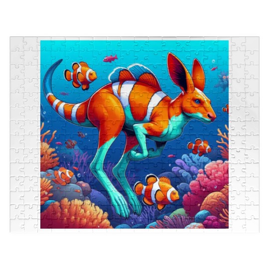 The kangaroo-clown fish Jigsaw Puzzles