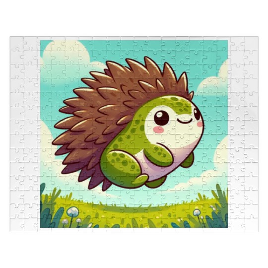 The frog-hedgehog Jigsaw Puzzles