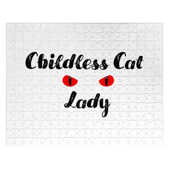 Childless Cat Lady Jigsaw Puzzles