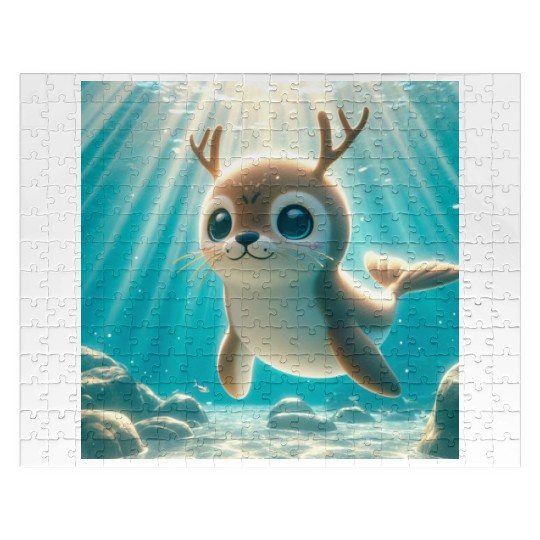 The seal-deer Jigsaw Puzzles