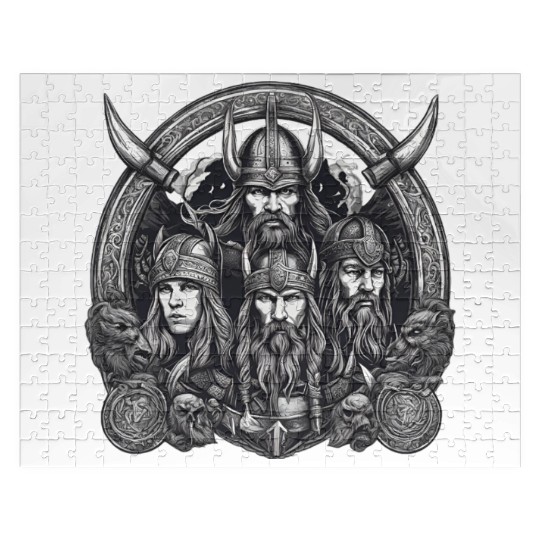 viking warriors Jigsaw Puzzles