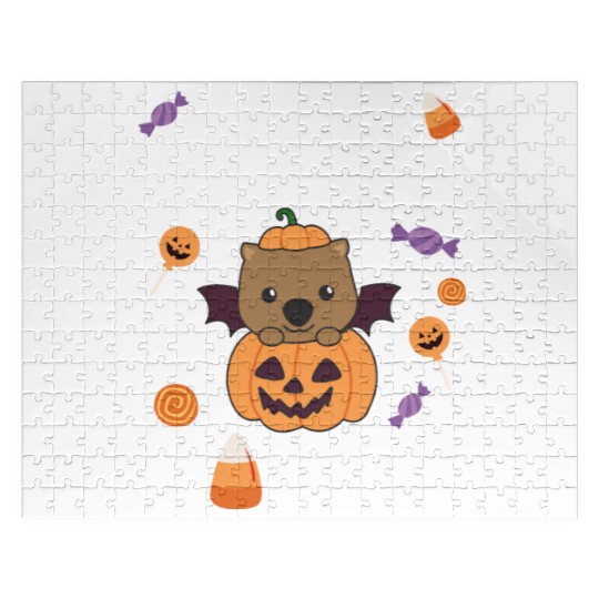 Wombat Halloween Trade Brother For Candy Jigsaw Puzzles
