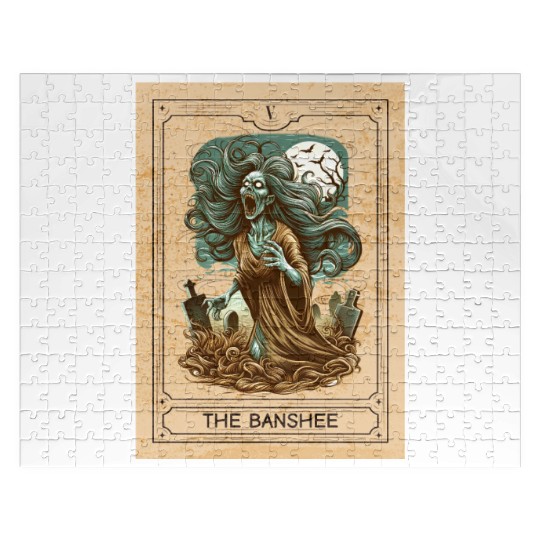 Banshee - Banshee Tarot Card - Halloween Banshee Jigsaw Puzzles