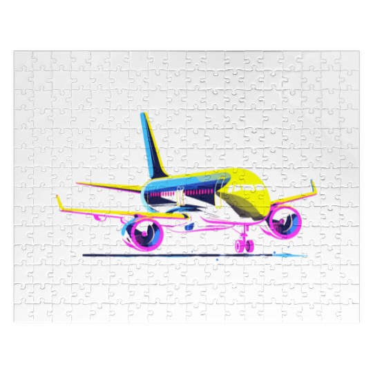Aircraft Cartoon Style Jigsaw Puzzles
