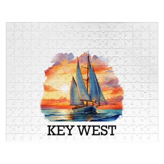Florida ESCAPE TO KEY-WEST Sailing Outfit Jigsaw Puzzles