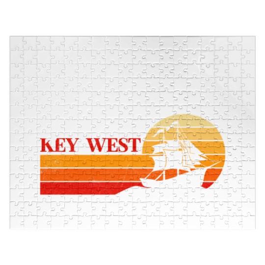 KEY-WEST FLORDIA Sailing West Keys Sailing Outfit Jigsaw Puzzles