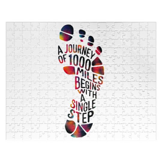 Walking Walk Footprint Miles Step Running Women Jigsaw Puzzles