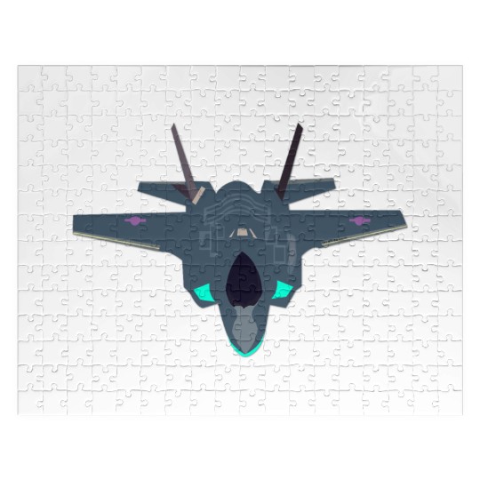 Stealthy F-35 Fighter Jet Design Jigsaw Puzzles