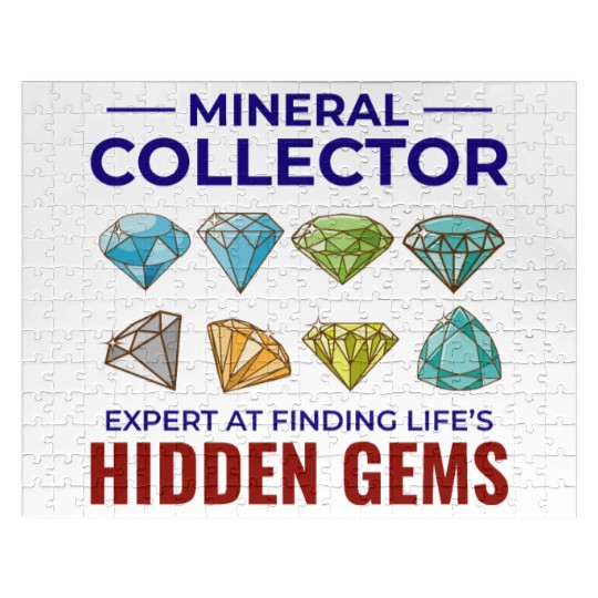 Crystal Collecting Rock Hunting Mineral Collector Jigsaw Puzzles