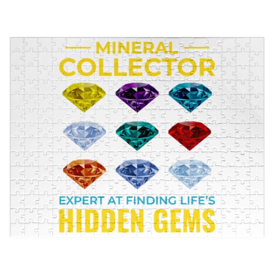 Crystal Collecting Rock Hunting Mineral Collector Jigsaw Puzzles