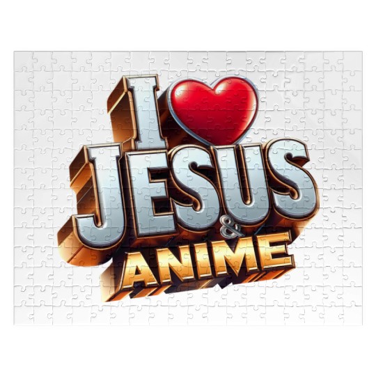 I Love Jesus & Anime Jigsaw Puzzles