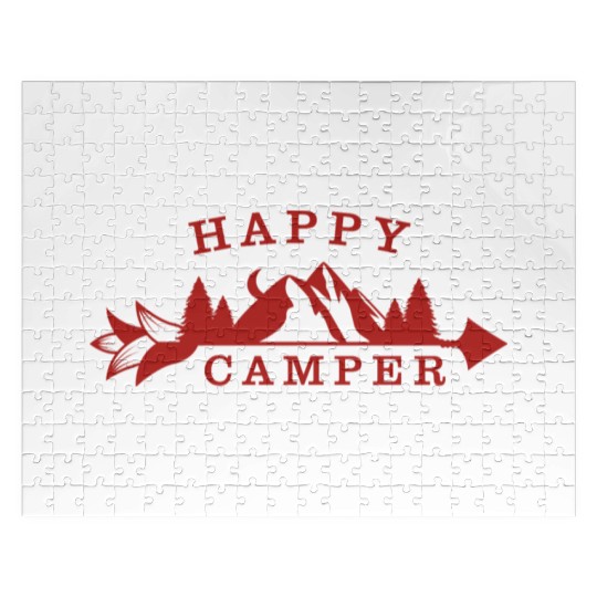 Happy Camper - Camping Lover Jigsaw Puzzles