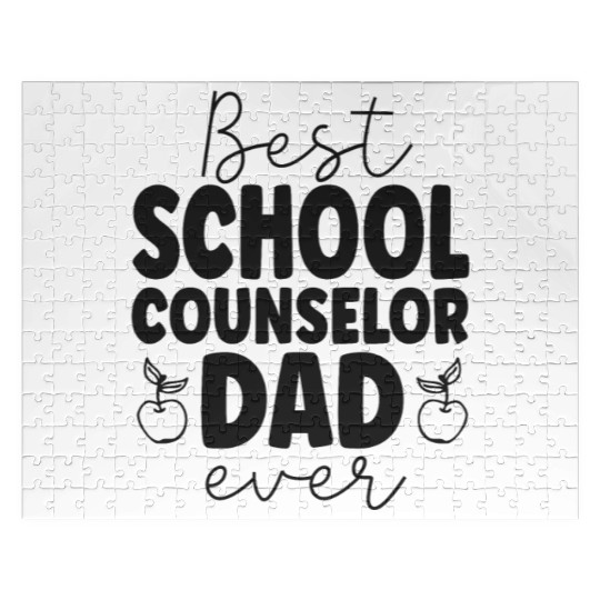School Counselor Dad Best School Jigsaw Puzzles