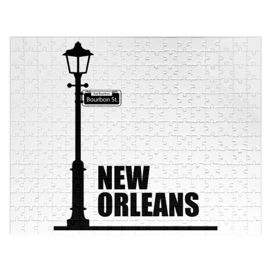 New Orleans - Bourbon Street Jigsaw Puzzles