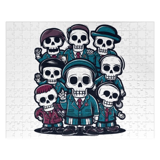 Back To School Skeletons Jigsaw Puzzles