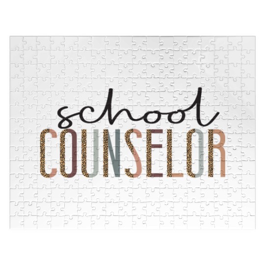 School Counselor Leopard Cheetah Jigsaw Puzzles
