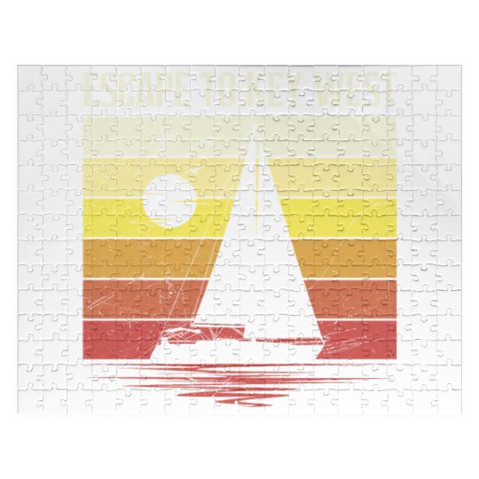 Florida ESCAPE TO KEY-WEST Sailing Florida Jigsaw Puzzles