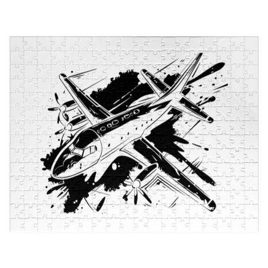 Aircraft Splotch Jigsaw Puzzles