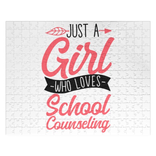 School Counselor Just A Girl Who Jigsaw Puzzles