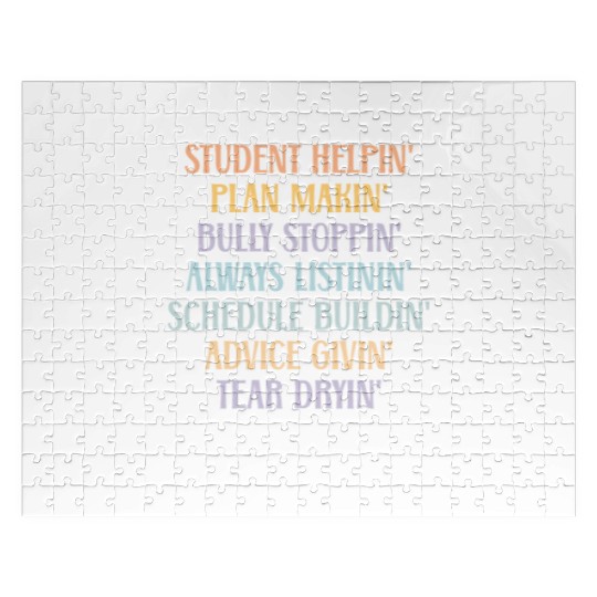 School Counselor I'm A Student Jigsaw Puzzles