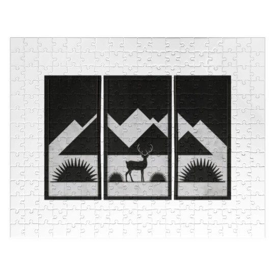 Monochrome Wilderness Jigsaw Puzzles