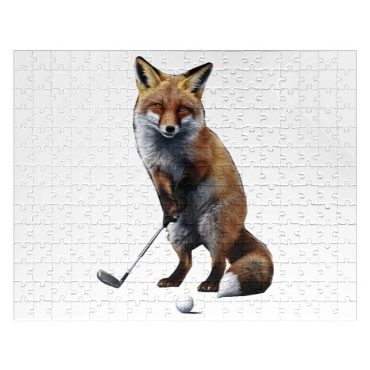 Fox Playing Golf Jigsaw Puzzles