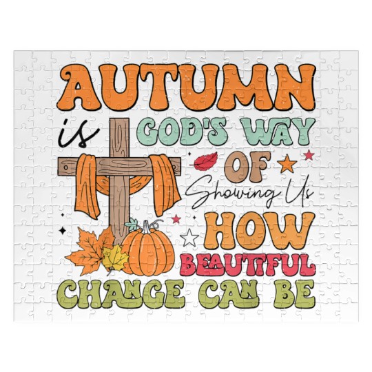 Autumn Is God s Way Of Showing Us How Beautiful Jigsaw Puzzles