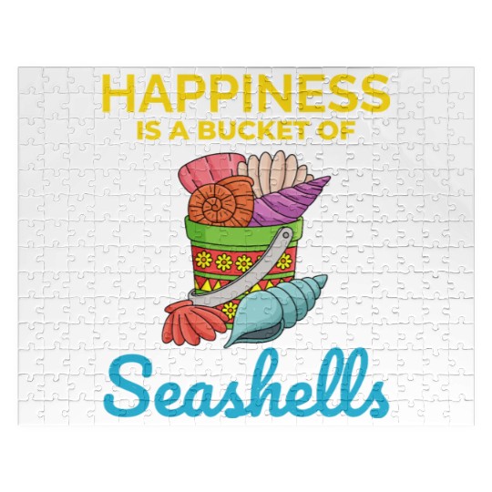 Seashells Collector Beachcomber Sea Shell Ocean Jigsaw Puzzles