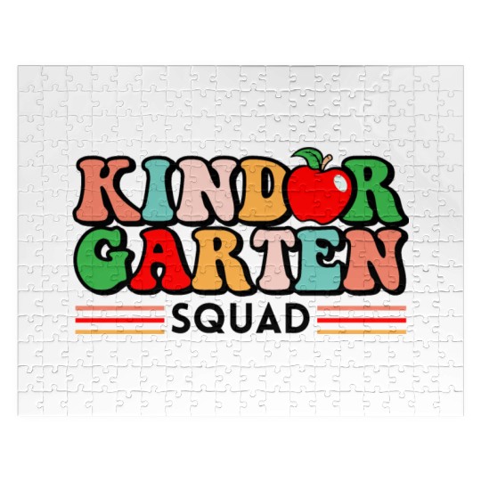 Kindergarten Squad - Kindergarten Teacher Jigsaw Puzzles