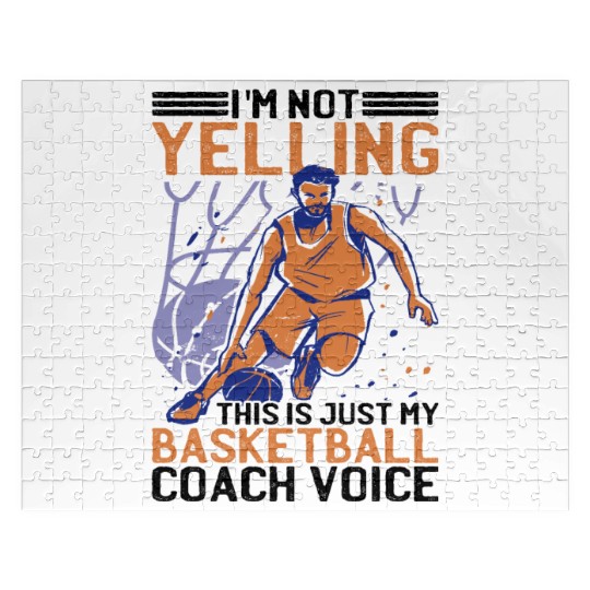 This Is Just My Basketball Coach Voice 2 Jigsaw Puzzles