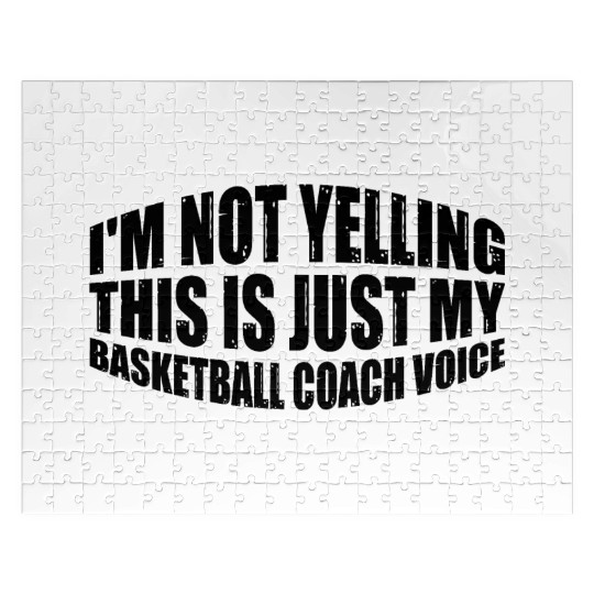 This Is Just My Basketball Coach Voice 4 Jigsaw Puzzles
