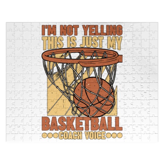 This Is Just My Basketball Coach Voice 1 Jigsaw Puzzles