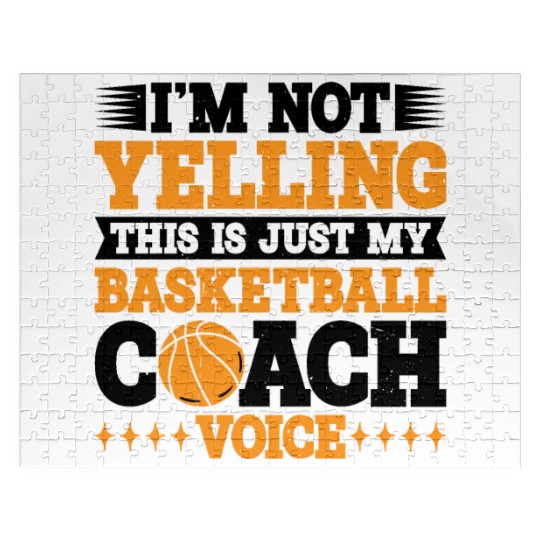 This Is Just My Basketball Coach Voice 3 Jigsaw Puzzles