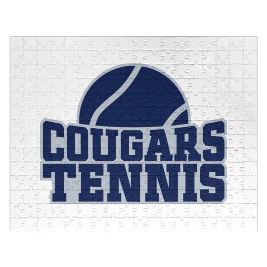 Cougars Tennis Design 1 Jigsaw Puzzles