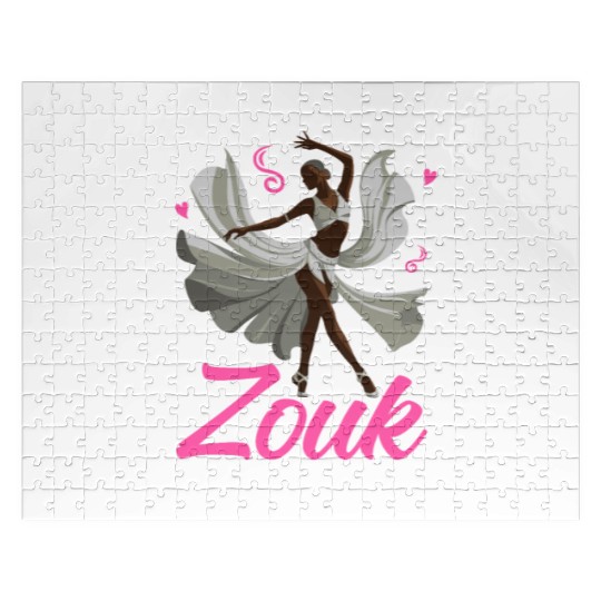 Zouk Dance Festival Design for Zouk Dancer Jigsaw Puzzles