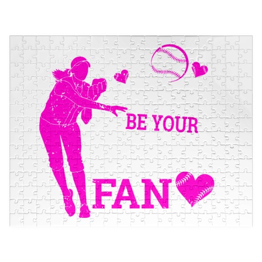 Always Be Your Fan Softball Mom Mommy Mother's Day Jigsaw Puzzles