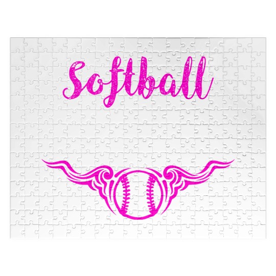 Softball Momma Mom Funny Mommy Mother's Day Jigsaw Puzzles