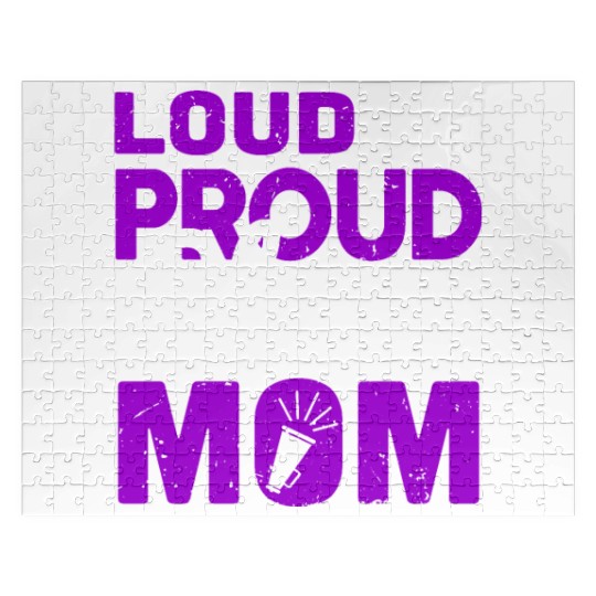 Loud & Proud Cheer Mom Cheerleading Mother's Day Jigsaw Puzzles