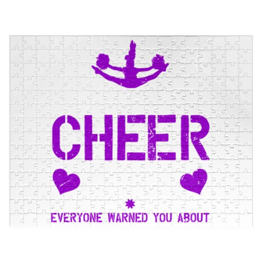 Crazy Cheer Mom Cheerleading Mommy Mother's Day Jigsaw Puzzles