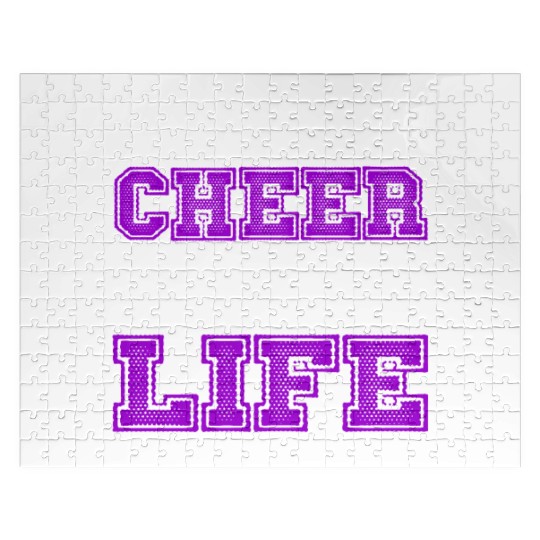 Living Cheer Mom Life Cheerleading Mother's Day Jigsaw Puzzles