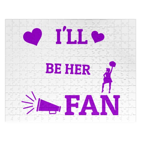 Always Her Fan Cheer Mom Cheerleading Mother's Day Jigsaw Puzzles